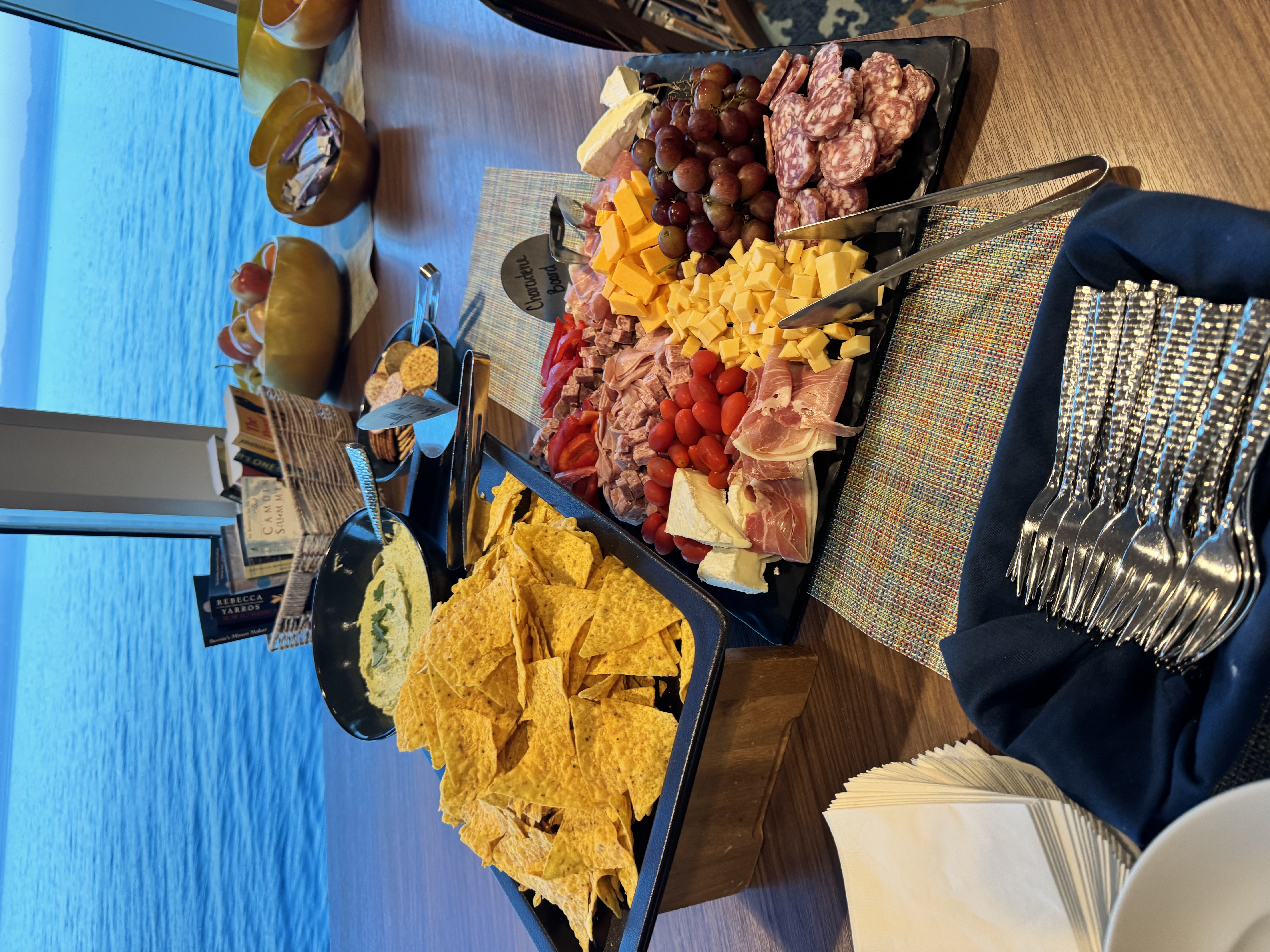 Evening canapes and cocktail hour