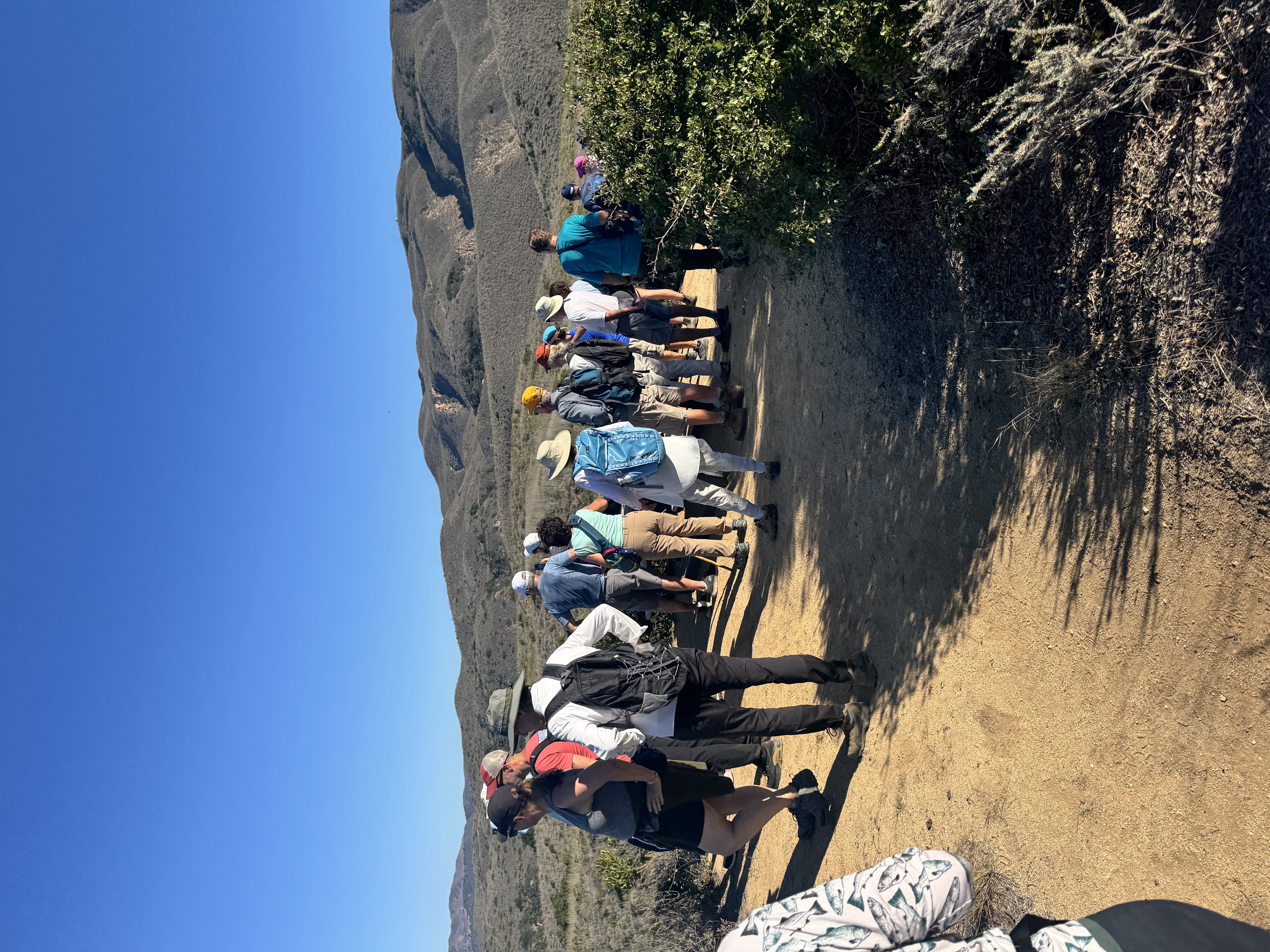 Hiking on Santa Cruz Island